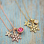 Design Your Own Snowflake Necklace, thumbnail 3 of 7