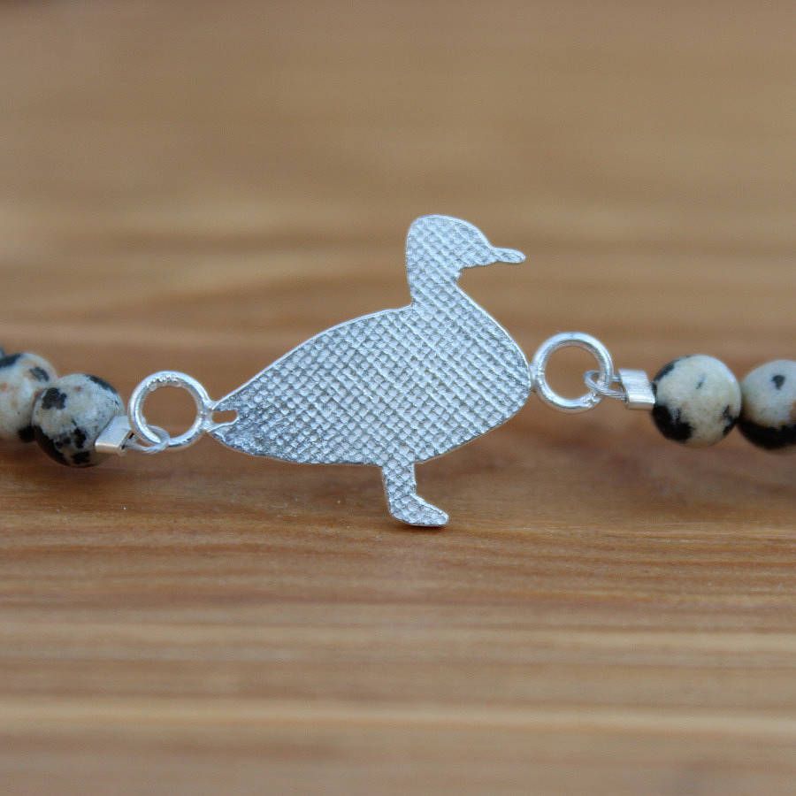 Silver Duck Necklace By Bryony Stanford
