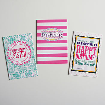 sister birthday card by dimitria jordan notonthehighstreetcom