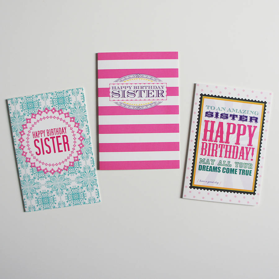 Birthday Card Designs For Sister