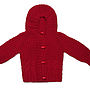 Long Sleeve Hooded Knitted Cardigan, thumbnail 6 of 8