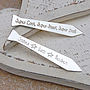 Silver Personalised Tie Collar Stiffeners, thumbnail 1 of 4