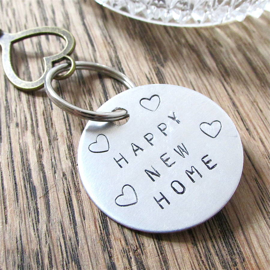House Warming New Home Key Ring, 1 of 3