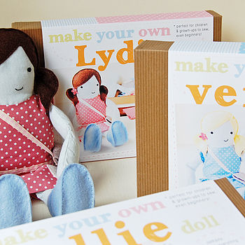 Personalised Make Your Own Doll Sewing Kit, 5 of 12
