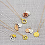 Delicate Gold Plated And Silver Mixed Charm Necklace, thumbnail 3 of 12
