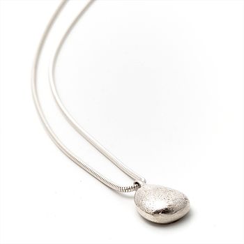 Silver Pebble Necklace, 2 of 12