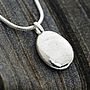 Silver Pebble Necklace, thumbnail 3 of 12