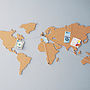 World Map Cork Pinboard Bundle, thumbnail 3 of 6