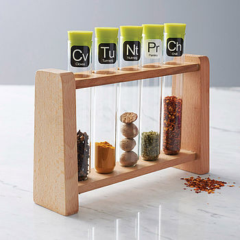 Scientific Spice Rack With Spices, 6 of 7