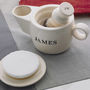Personalised Shaving Scuttle, Soap And Soap Dish, thumbnail 1 of 6