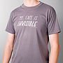 'My Cape Is Invisible' Green T Shirt, thumbnail 1 of 1