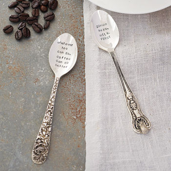 Personalised Silver Plated Tea Spoon, 5 of 10