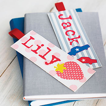 personalised bookmark bookmarks child notonthehighstreet children