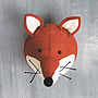 Decorative Felt Fox Head, thumbnail 1 of 3