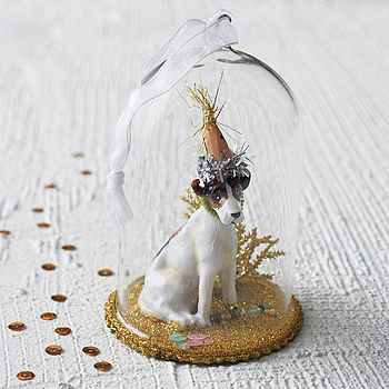 Party Dog Christmas Decoration, 2 of 5