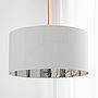 Cole And Son The Woods Silhouette Lampshades In White, thumbnail 1 of 7