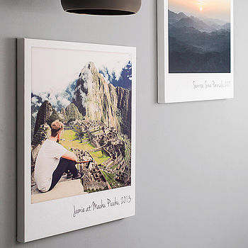 Personalised Giant Retro Style Photo Canvas, 9 of 12