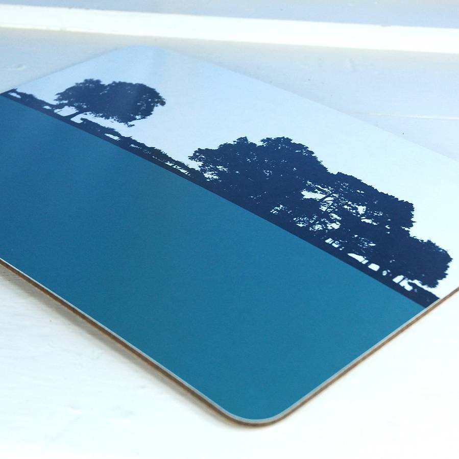 rural landscape table mat by the art rooms