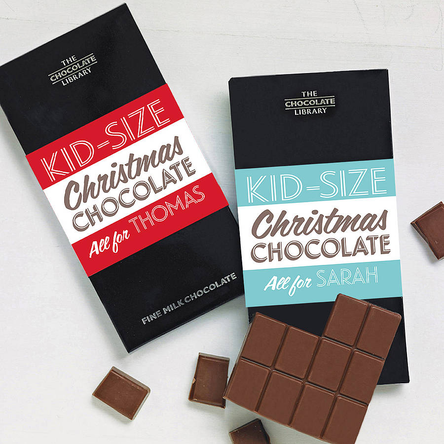 Kid Size Chocolate Bar By Quirky Chocolate