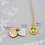 Delicate Gold Plated And Silver Mixed Charm Necklace, thumbnail 5 of 12