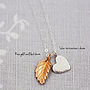 Delicate Gold Plated And Silver Mixed Charm Necklace, thumbnail 8 of 12