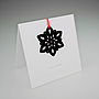 Snowflake Christmas Card, thumbnail 7 of 7