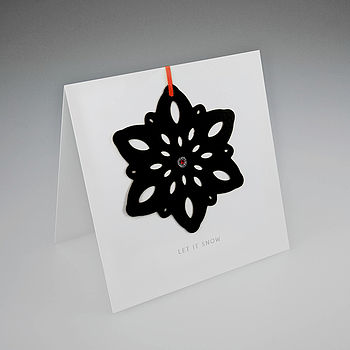Snowflake Christmas Card, 3 of 7
