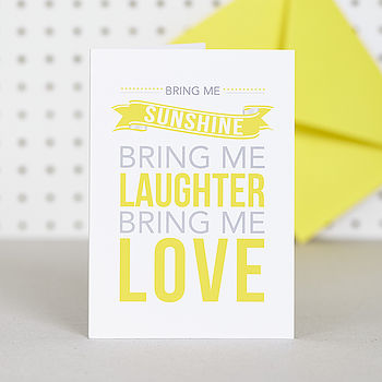 'Bring Me Sunshine' Print, 3 of 3