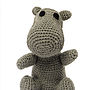 Knitted Hippo, Donkey, Frog, Rooster Or Penguin Rattles, thumbnail 2 of 10