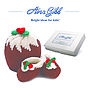 Christmas Pudding Hat And Booties Set, thumbnail 3 of 4