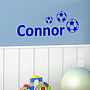 Personalised Boy Name Wall Stickers, thumbnail 3 of 5