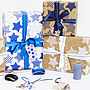 Stars Christmas Gift Wrap Set, thumbnail 1 of 7