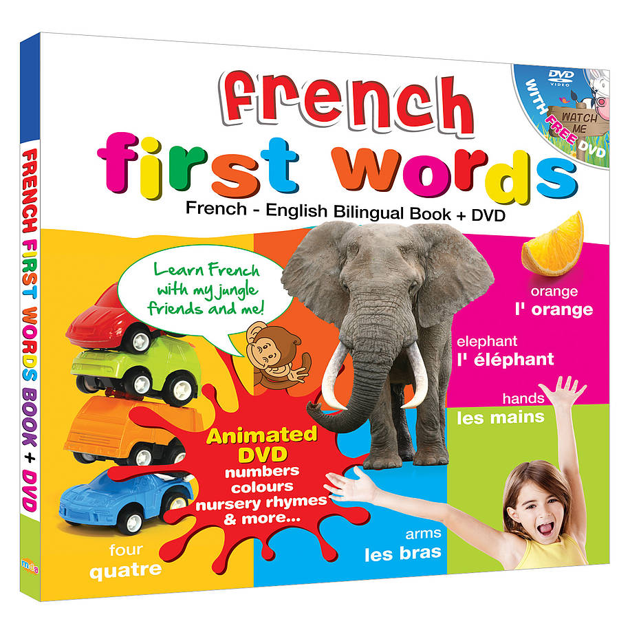 french for kids bilingual book and free dvd by bee smart