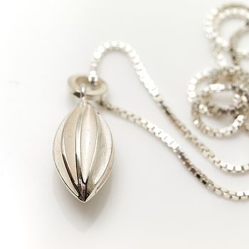 Silver Pod Necklace, 2 of 9