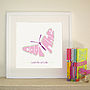 Personalised Butterfly Print, thumbnail 1 of 4