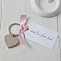 Personalised New Home Heart Keyring, thumbnail 2 of 4