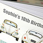 Vw Beetle Birthday Guest Book, thumbnail 3 of 9