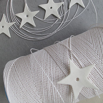 Star And String Gift Wrap Decorations, 4 of 4