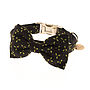 Christmas Holly Bow Tie Dog Collar, thumbnail 2 of 3