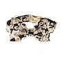 Snowmen Bow Tie Dog Collar, thumbnail 2 of 2