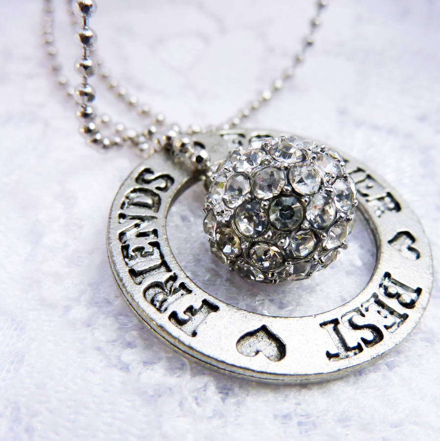 best friend charm necklaces by jamie london