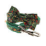 Traditional Christmas Bow Tie Dog Collar, thumbnail 3 of 3
