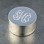 Monogrammed Sterling Silver Box, thumbnail 2 of 6