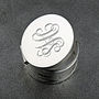 Monogrammed Sterling Silver Box, thumbnail 5 of 6