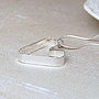 Personalised Silver Secret Heart Necklace, thumbnail 5 of 12