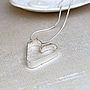 Personalised Silver Secret Heart Necklace, thumbnail 8 of 12