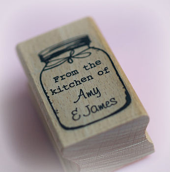 Personalised 'Homemade By' Jar Rubber Stamp, 4 of 4