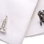 Empire States And King Kong Silver Cufflinks, thumbnail 1 of 2
