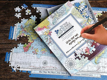 Personalised World Map Jigsaw Puzzle, 2 of 5