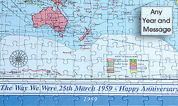 Personalised World Map Jigsaw Puzzle, 3 of 5